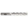 Morse End Mill, Extra Long Length NonCenter Cutting Single End, Series 1901, 12 Cutter Dia, 5 Overall 43829